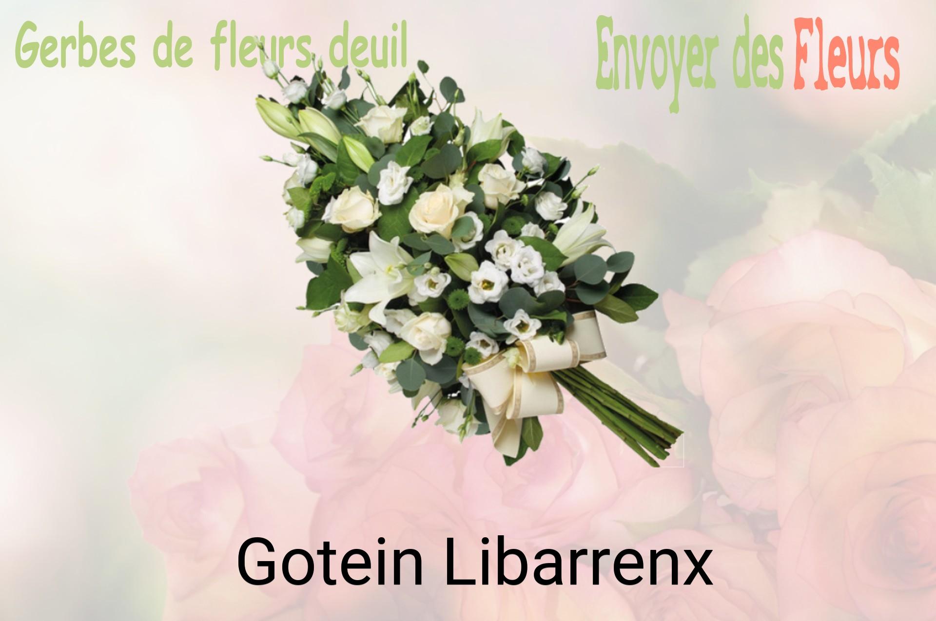 Gerbe de fleurs de deuil livrée à Gotein-Libarrenx